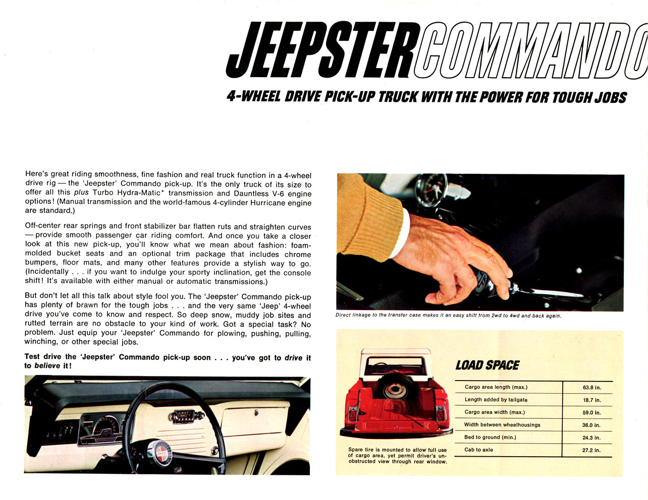 1966 Jeep Jeepster Commando Brochure Page 3